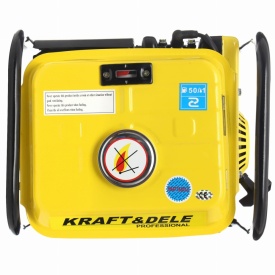 Generator electric monofazat KraftDele KD109Z 1200W, 230V/12V, portabil, cu pornire manuală și rezervor 4L - Img 4