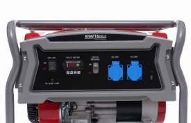 Generator electric monofazat KraftDele KD632, 3 kW putere nominală / 3,2 kW maxim, 230V, benzină, cadru deschis - Img 3