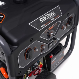 Generator electric monofazat KraftDele KD696, 230V, 6,5 kW / 7 kW, pornire mecanică și electrică - Img 8