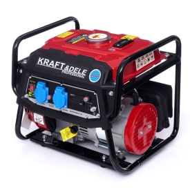 Generator electric monofazat pe benzină KraftDele KD150, 1500W, 230V/12V, motor 4 timpi 3 CP, portabil - Img 4