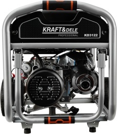 Generator electric trifazat pe benzină KraftDele KD3122, 9 kW, 230V/400V/12V, pornire electrică și manuală - Img 5