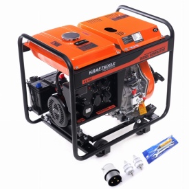 Generator monofazat KraftDele KD167 6 kW, 230V, pornire electrică și manuală, pentru alimentare de rezervă - Img 2
