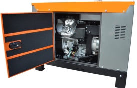 Generator profesional trifazic DIESEL KraftDele KD154 – 17/18 kW, 230V/400V, V-Twin 2 cilindri, AVR, Pornire electrică, 100% Cupru - Img 8