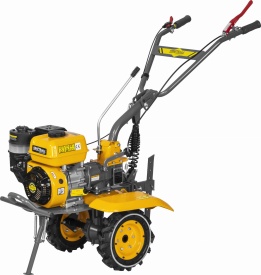 Glebogrigă pe benzină KraftDele KD5186, 10 CP, 600 mm, cu plug și rariță pentru pregătirea rapidă a solului - Img 6