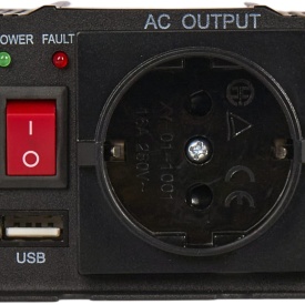 Invertor auto 12V la 230V cu sinus pur KraftDele KD1257, 300W putere continuă, 600W vârf, USB și protecții multiple - Img 6