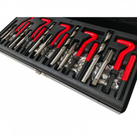 Kit profesional de reparare filete M5-M12 131 elemente VERKE V86230 - Img 4
