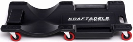 Leżancă atelier auto pe roți 36 inch KraftDele KD350, ergonomică, cu 6 roți pivotante și suport moale pentru cap - Img 8