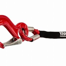 Lină sintetică pentru troliu electric KraftDele KD1319, 8 mm x 24 m, Dyneema, cu cârlig și ochet, sarcină 6800 kg - Img 5