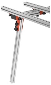 Masă de lucru plăci mari format KraftDele KD11983 – 360x150cm, înălțime 80cm, 6 picioare, 250kg capacitate, aluminiu/otel, pliabilă - Img 12