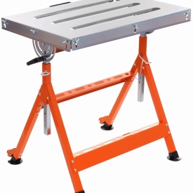 Masă de sudură pliabilă KraftDele KD1179, blat galvanizat, reglaj înălțime și unghi, 760 x 601 mm - Img 11