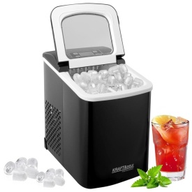 Mașină de făcut gheață KraftDele KD4123, 110W, rezervor 2L, aparat compact pentru casă, birou și evenimente