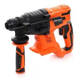 Mașină de găurit cu percuție cu acumulator 18V KraftDele PROSERIES KD1769, motor fără perii, 2J, cu mâner suplimentar