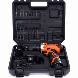 Mașină de găurit și înșurubat cu acumulator 12V KraftDele KD3068, LCD, 2 baterii Li-Ion 1,5Ah, 2 viteze, 20 Nm - Img 10