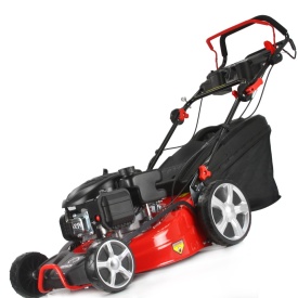 Mașină de tuns iarba cu autopropulsie DEMON 48cm – motor LONCIN LC139, 6 CP, 12 funcții în 1, coș 60L, mulcire și evacuare laterală - Img 6
