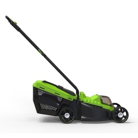Mașină de tuns iarba pe acumulator KraftDele KD5420, motor fără perii, 20V, acumulator 4Ah, coș 30L, lățime tăiere 320 mm - Img 9