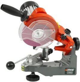 Mașină electrică de ascuțit lanțuri drujbă 230 W, disc 145 mm, menghina rotativă cu unghi reglabil, MaxRom V90083 - Img 11