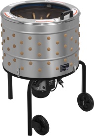 Mașină electrică de jumulit păsări KraftDele KD4351, 1300W, cuvă 650 mm, 158 degete din cauciuc - Img 5