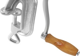 Mașină manuală de tocat carne KraftDele KD4192, mărimea 10, cu site și pâlnii pentru cârnați - Img 7