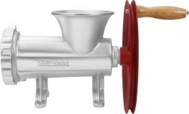 Mașină manuală de tocat carne nr. 32 KraftDele KD4194, din aliaj de fontă galvanizată, cu 3 site și accesorii pentru cârnați - Img 5