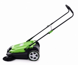 Măturătoare manuală mecanică KraftDele KD5143, lățime de lucru 65 cm, colector 20 L pentru alei, curți și pavaje - Img 2