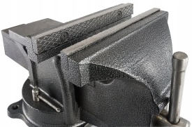 Menghină de banc rotativă cu nicovală 200 mm, corp din fontă, pentru atelier mecanic și lucrări de fixare precise, MaxRom - Img 10