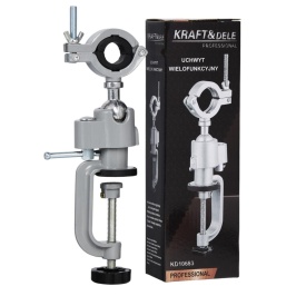 Menghină de masă rotativă și înclinabilă 360°/90° pentru găurire și fixare piese KraftDele KD10683 - Img 10