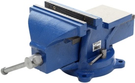 Menghină rotativă de banc KraftDele KD1101, 100 mm, cu nicovală integrată și bază rotativă 360° - Img 3