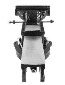 Menghină rotativă din fontă 125 mm MaxRom, cu nicovală, bază rotativă 360° și bacuri înlocuibile - Img 8
