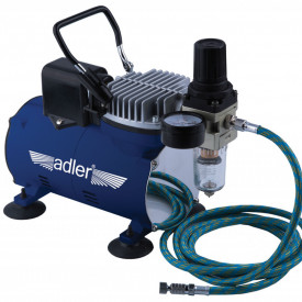 Mini compresor pentru aerograf AD-4001 25 l/min 4 bari MA0243.0 - Img 1