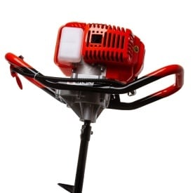 Motoburghiu pământ 1 persoană Mar-Pol M84000/3, 62 cc, 2,3 kW, cu burghie 100/150/200 mm pentru garduri și plantări - Img 2