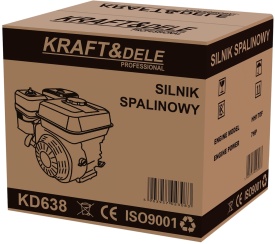 Motor pe benzină 7 CP KraftDele KD638, ax 20 mm, 210 cmc, pornire manuală pentru utilaje și echipamente de lucru - Img 12