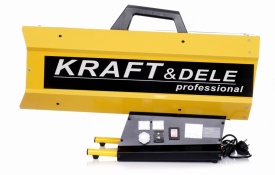 Nagrzewnică pe gaz KraftDele KD11733, 60 kW, cu termostat automat, reductor și furtun incluse - Img 2