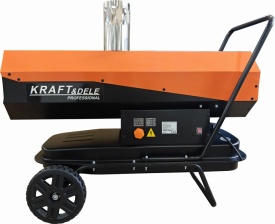 Nagrzewnică pe motorină 30 kW KraftDele KD5961, încălzire directă pentru hală, atelier, depozit și șantier - Img 3
