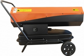 Nagrzewnică pe motorină KraftDele KD5960, 60 kW, cu termostat, ventilator și rezervor 38 L pentru hale, ateliere și șantiere - Img 3