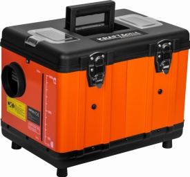 Nagrzewnică postojă pe ulei KraftDele KD11784, 9 kW, 12V/24V/230V, cu cameră de ardere închisă și panou LCD