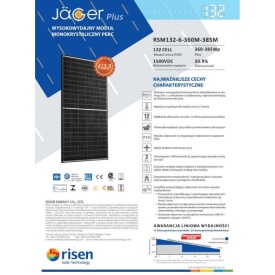 Panou solar monocristalin 380W Risen R380W – Kraft&Dele