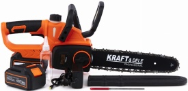Piilă electrică cu acumulator KraftDele KD10643, 21V, 12 inch, 2 acumulatori 4Ah și accesorii incluse, pentru grădină și tăieri ușoare - Img 8