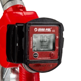 Pistol de alimentare combustibil Mar-Pol cu contor LCD, auto-stop și măsurare debit pentru diesel, benzină și naftă - Img 2