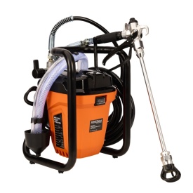 Pistol de vopsit electric airless KraftDele KD1746, 1450W, 3000 psi, furtun 7,6 m pentru lucrări de vopsire