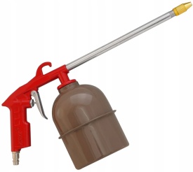 Pistol pneumatic pentru spălare și conservare VERKE V81270, cu rezervor 650 ml și duză lungă pentru zone greu accesibile - Img 4