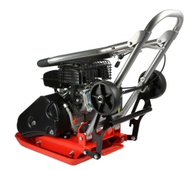 Placă compactoare 48kg MAR-POL MP-60 M79510 – motor OHV, forță 8.2kN, adâncime 20cm, covor cauciuc și roți incluse - Img 3