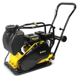 Placă compactoare 85kg MAR-POL M79513 – 6.5 CP, forță centrifugală 15kN, adâncime 30cm, sistem anti-vibrații, roți transport - Img 2
