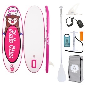 Placă de paddle SUP pentru copii FunWater Tuxedo Sailor 2,4m (roz) - Img 9