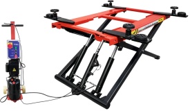 Podnoșnic auto foarfecă automat KraftDele KD5824, 2,8T, 230V, pentru service auto și garaj