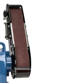 Polizor de banc cu bandă și disc KraftDele KD545-Z, 1800W, 2 în 1 pentru ascuțire, șlefuire și curățare piese metalice - Img 5