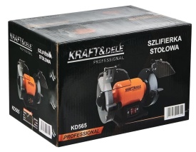 Polizor de banc KraftDele KD565, 1700W, 150x20x12,7 mm, cu 2 pietre de polizare pentru ascuțire, curățare și finisare - Img 12