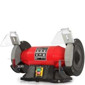 Polizor de banc Mar-Pol M79201, 1900W, piatre 200x32x32 mm, 230V, pentru ascuțire, șlefuire și curățare în atelier