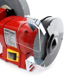 Polizor de banc umed/uscat KraftDele KD546, 1800W, pentru ascuțire, șlefuire și curățare scule și piese metalice - Img 2