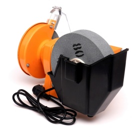 Polizor de banc umed/uscat KraftDele KD546-Z, 1800W, pentru ascuțire, șlefuire și curățare unelte metalice - Img 4