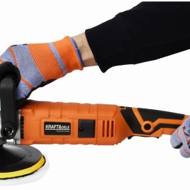 Polizor electric pentru lustruire KraftDele KD3078, 2650W, disc 180 mm, turație reglabilă 800-3300 rpm - Img 9